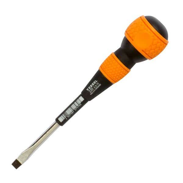 BALL GRIP Screwdriver No.220 -5.5x75, Vessel, Mfr#: 220S5575