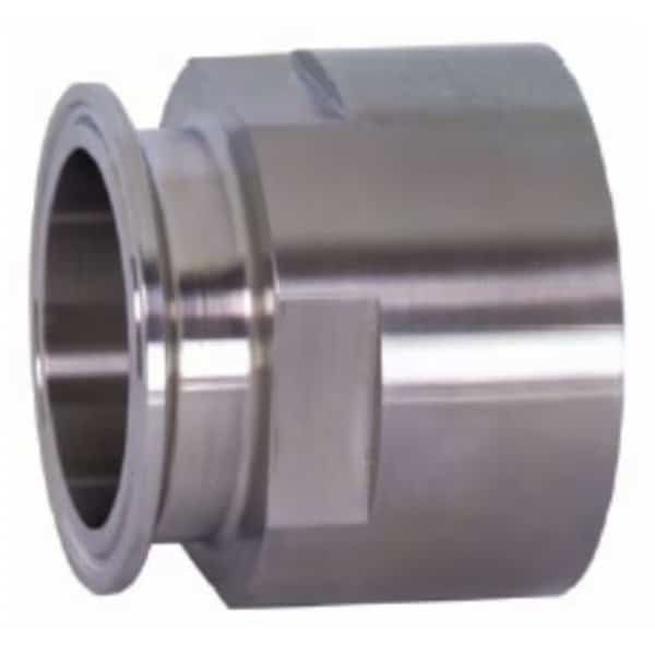 Clampx Female Adapter, 2"Tcx1" T316L