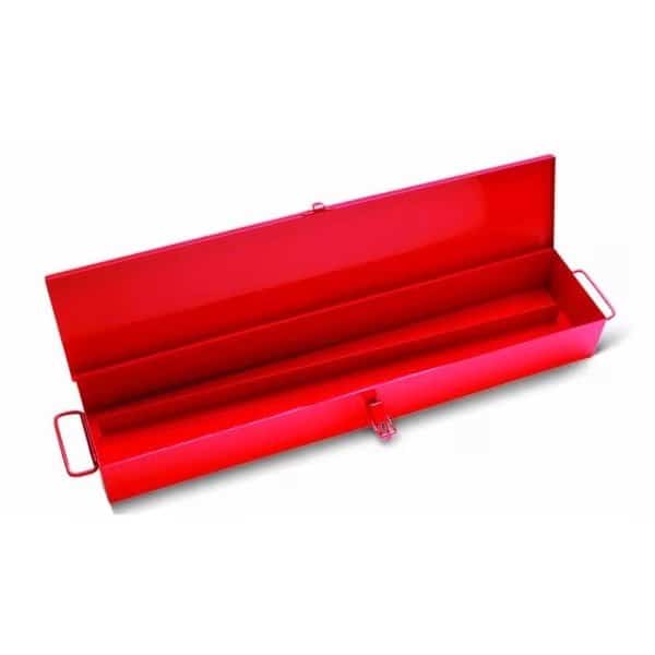 Tool Box Red, Metal w/Two Hasp