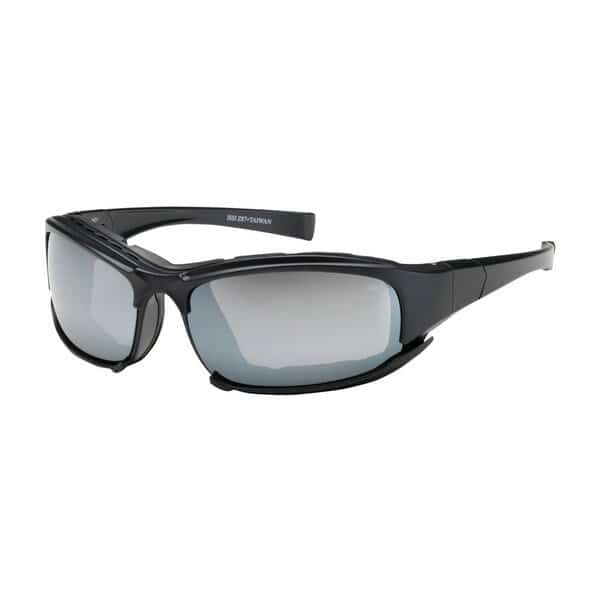 Safety Glasses, Anti-Fog &  Anti-Scratch, Silver Mirror Lens, Universal, 1 PR