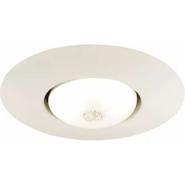 White Open Downlight Trim 6in., Juno Lighting, Mfr#: 250 WH