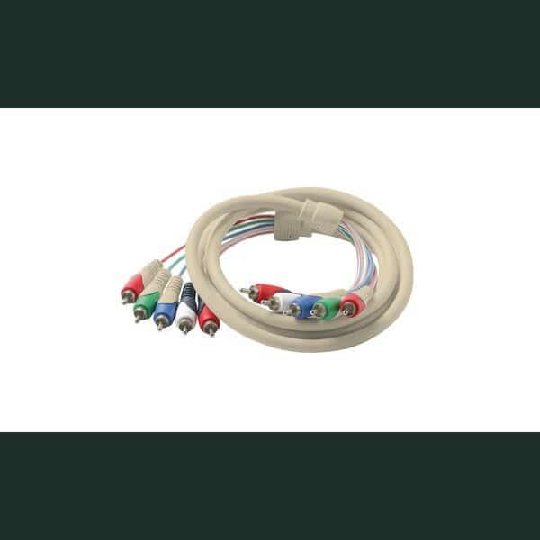 Mini Component A/V Cable, 257-606IV, 6ft