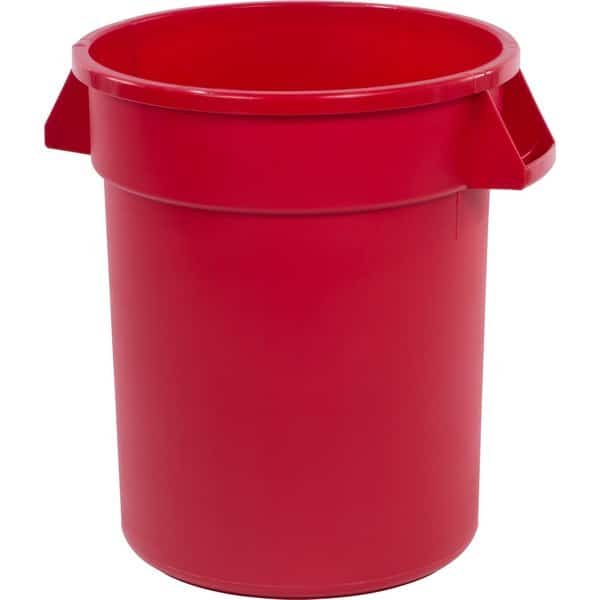 20 gal Round Trash Can, Red