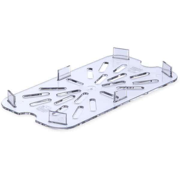 Drain Grate, Food Pan PC, 1/4, Clr, PK6