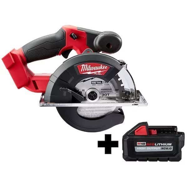 M18 Metal Circular Saw, XC6.0 Battery, MILWAUKEE TOOL, Mfr# 2782-20, 48-11-1865