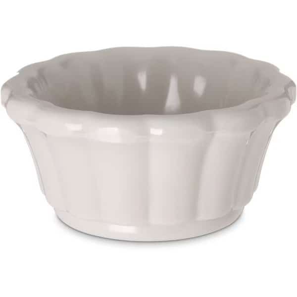Mlmn Scalloped Ramekin,1 oz.,Bne,PK48, Mfr#: 4394242, CARLISLE