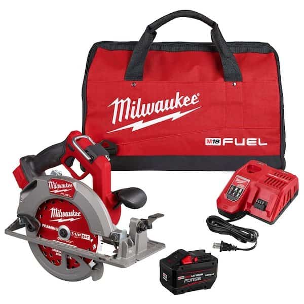 Cordless Circular Saw Kit, Wood, 6,000 RPM