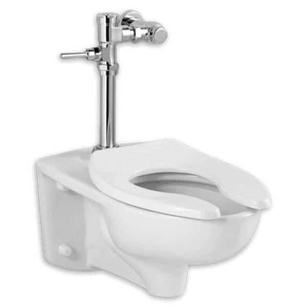 Afwall-1.1 Gpf Manual Fv Systm, 1.1 to 1.6 gpf, Flushometer, Wall Mount, Elongated, White