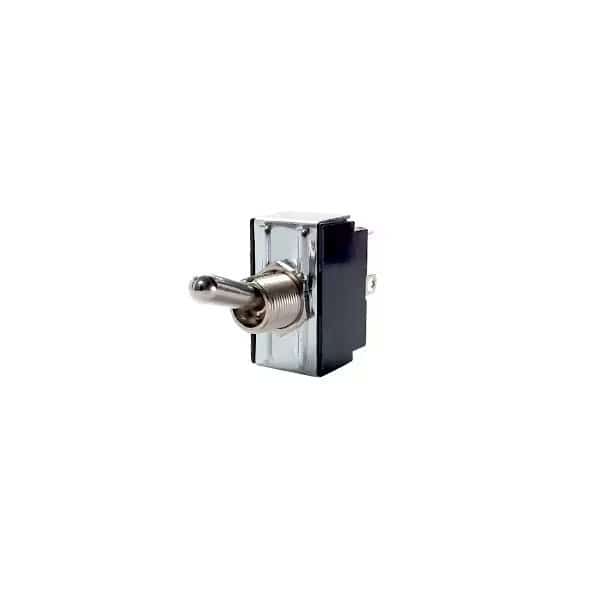 Toggle Switch, DPDT, 6 Connections, On/Off/On, 3/4 hp, 10A at 250V AC, 15A at 125V AC