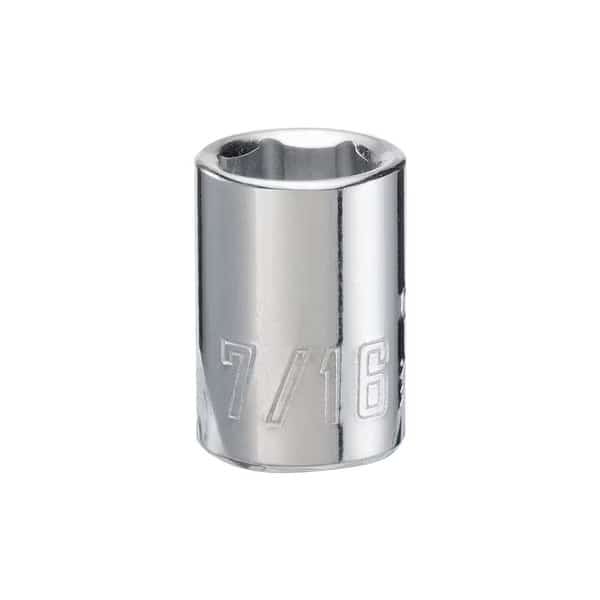 Sockets, 3/8" Drive 7/16" 6 Point SAE Sh, CMMT43002