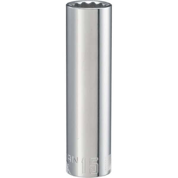 Sockets, 1/2" Drive 15mm 12 Point Deep S