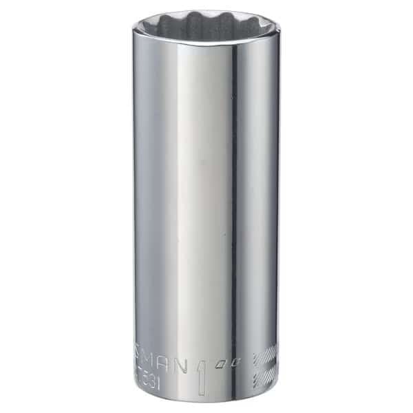 Sockets, 1/2" Drive 1" 12 Point SAE Deep, CRAFTSMAN, Mfr# CMMT47531