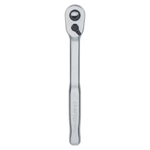 1/2-in Drive 72 Geared Teeth Ratchets, 1/2" Drive Mini Head Ratchet, Full polish