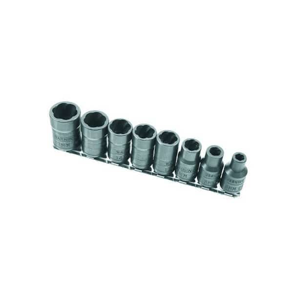 Twist Socket Set, On Rail, 8 pcs., KEN-TOOL, Mfr# 30117