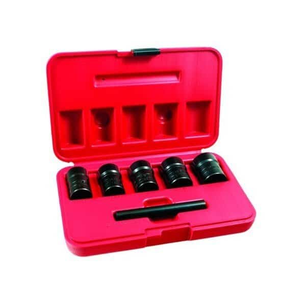 Twist Socket Set W/Punch, 5 pcs.