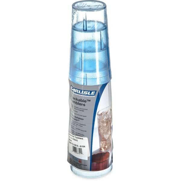 SAN Tumbler, 12 oz., 6/Pack, Blue, PK12, Carlisle Foodservice, Mfr#: 5212-8154