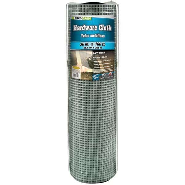 Hardware Cloth, 19 ga., 1/2", 36"X100 ft.