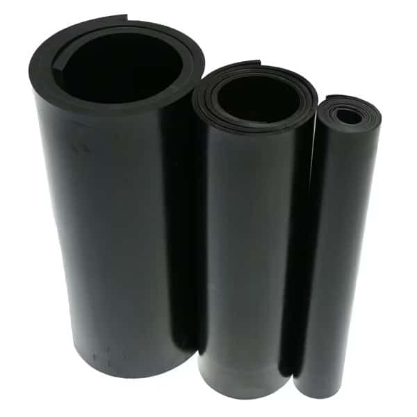 Neoprene Sheet - 70A - Smooth Finish - No Backing - 0.032" Thick x 4" Width x 36" Length - Black