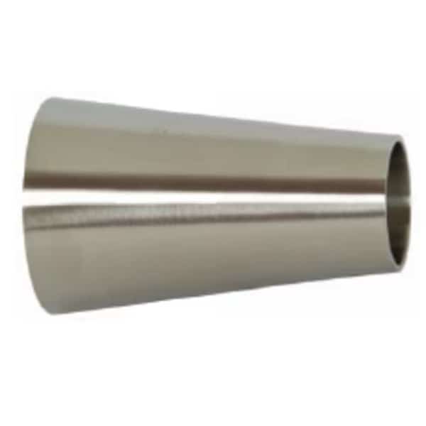 Polished Concentric Reducer 304, 6"X2" Od