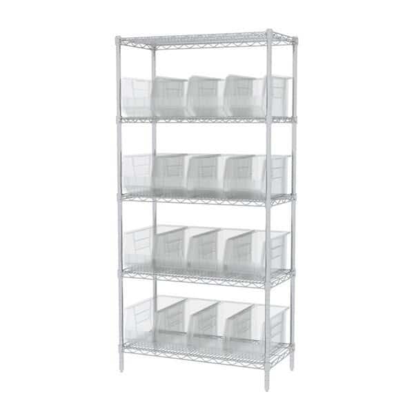 Kit Wire Shf Sys, 18 30265 Clear, Akro-Mils, Mfr#: AWS183630265SC