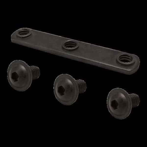 M10-1.50 Socket Head Cap Screw, Button Flanged, Black Zinc Plated Steel, 1/2 in Length
