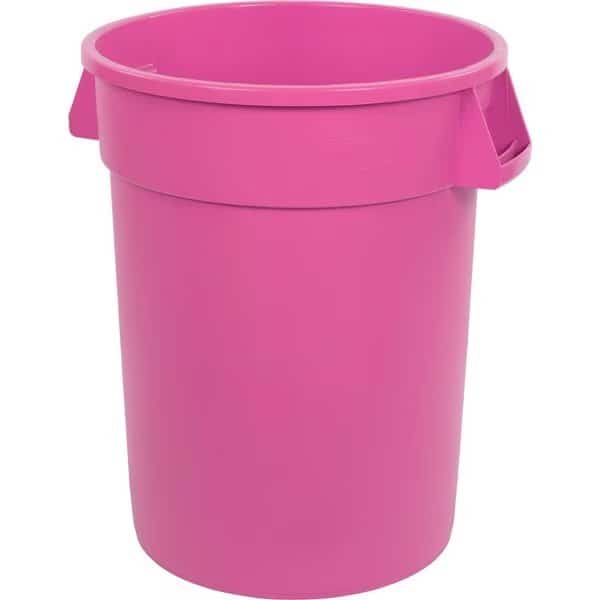 32 gal Round Trash Can, Pink
