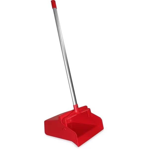 Color Coded Upright Dustpan, Red