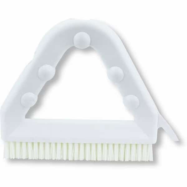 Color Coded Tile and Grout Brush, White