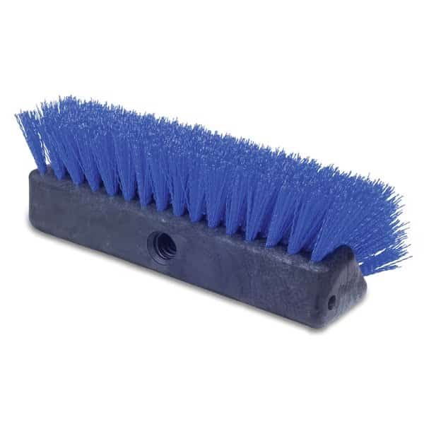 Boot Brush, Blue, 10 in L Overall, 2 PK