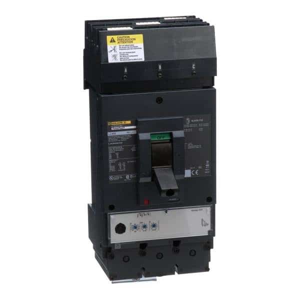 Circuit breaker, PowerPact L, I-Line, Mi, 400 A, 600V AC, 3 Pole, I-Line Bracket Mounting Style, SQUARE D, Mfr# LJA36400U33X