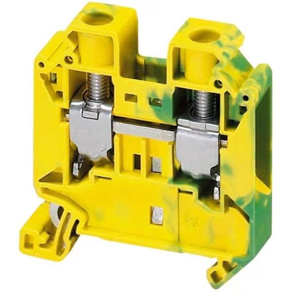 Terminal block, Linergy TR, green-yellow, 16mm2, protective earth, 2 points, Set of 50