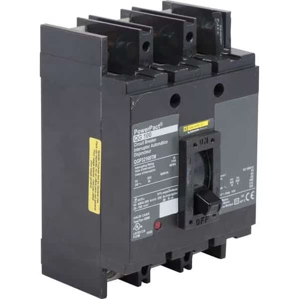 PowerPact Q - molded case circuit breake, 90 A, 240V AC, 3 Pole, Unit Mount Lug Mounting Style, SQUARE D, Mfr# QGP32090TM