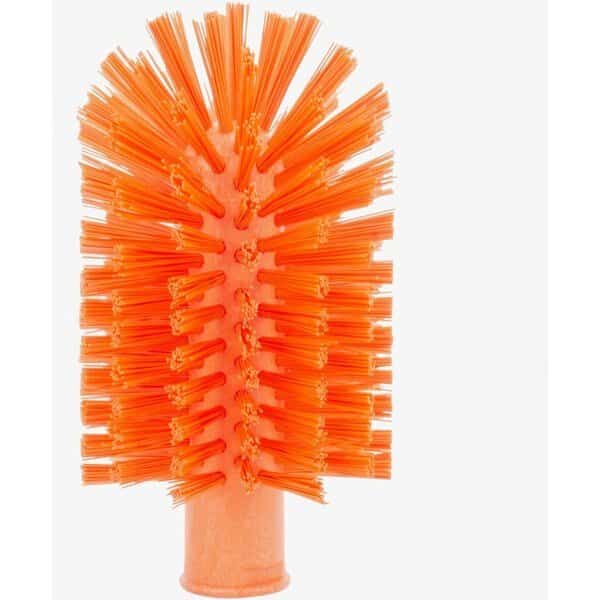 3.5 in W Pipe and Valve Brush, Orange, Polypropylene