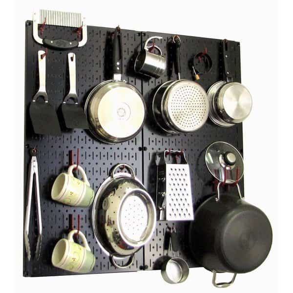 Commercial Kitchen Pegboard Rack,Black, Mfr#: 35-IKTH-200-BR, WALL CONTROL
