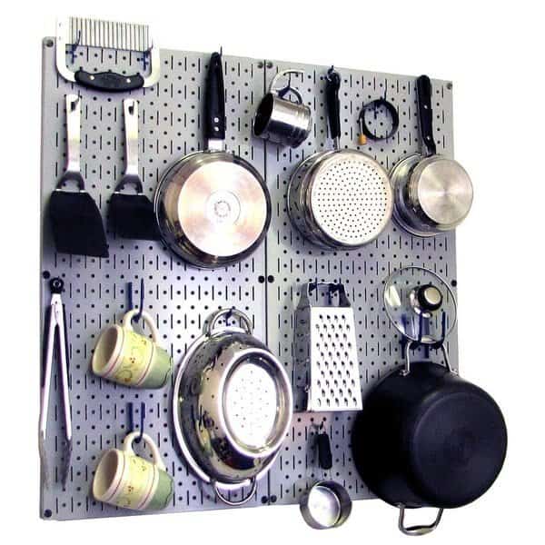 Commercial Kitchen Pegboard Rack,Gray/B, Mfr#: 35-IKTH-200-GBU, WALL CONTROL