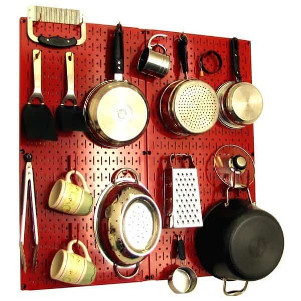 Commercial Kitchen Pegboard Rack,Red/Re, Mfr#: 35-IKTH-200-RR, WALL CONTROL