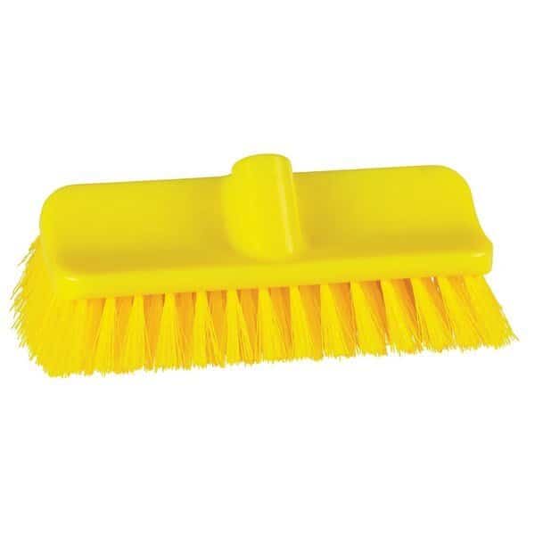 ColorCore Stiff High-Low Deck Scrub, Yel, Mfr#: 366216, COLORCORE