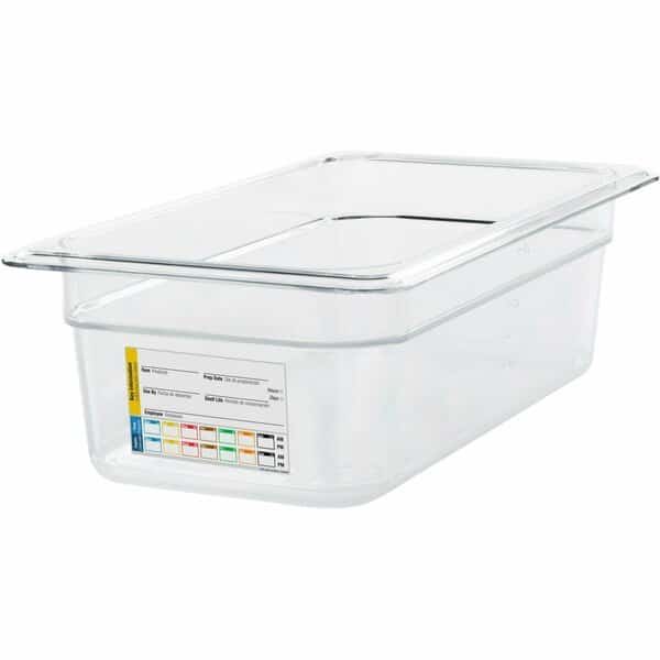 Food Pans, Polycarbonate, 1/3 Size, 4" D