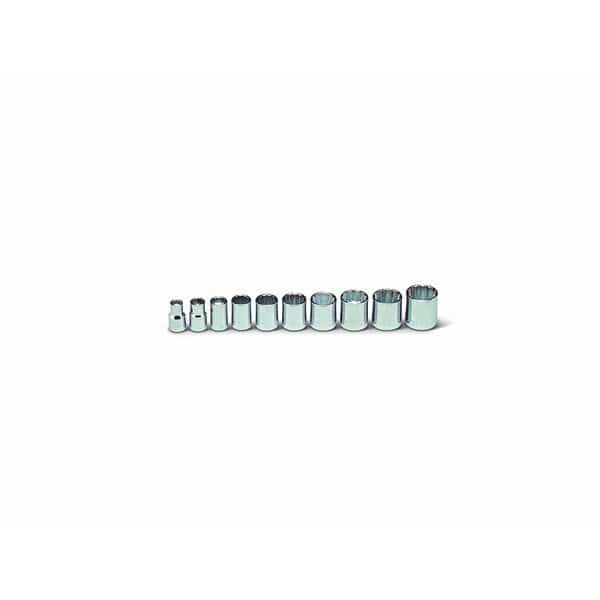 Set 3/8" Drive 10 Piece Set - 12 Point S