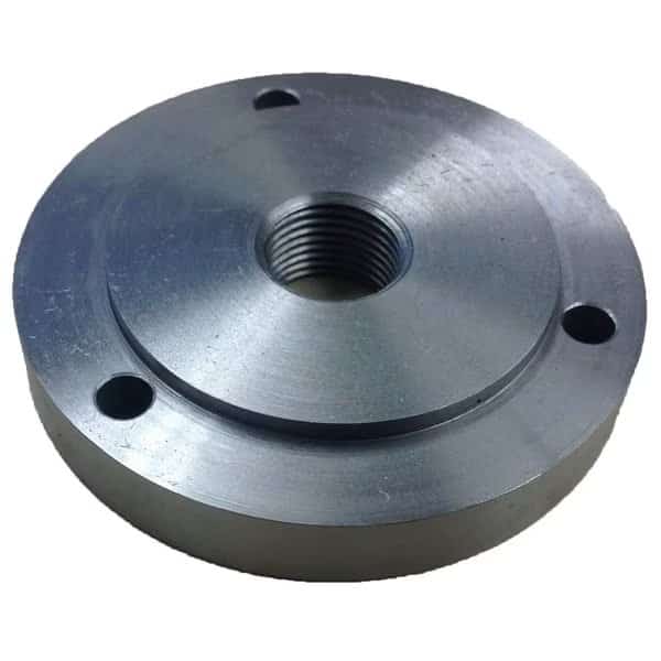 4" 1 1/2-8 Threaded 3 Jaw Chuck Backplate