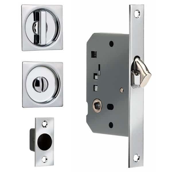 Backset Sliding Pocket Door Square Mort, Mfr#: 3911S.26, OMNIA