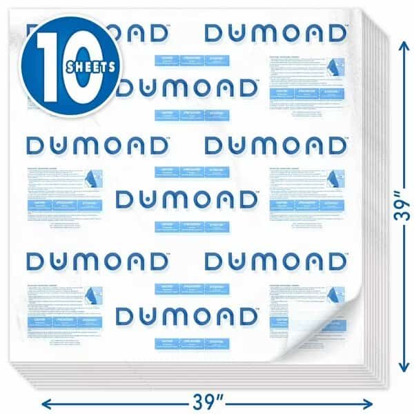 Peel Away Laminated Paper, 10 Sheet Pack 39x39 inchs