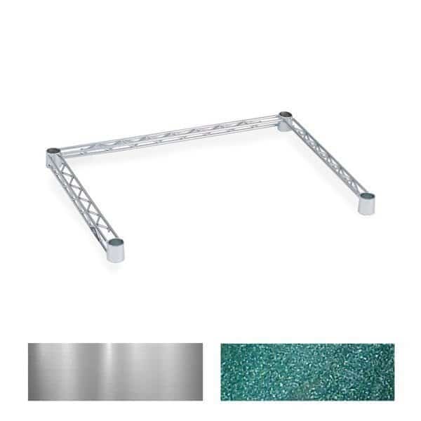 3 Sided Snake Frame 18"x 72", Chrome, Ea