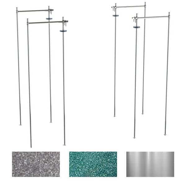 End Kit, Chrome, 21 In, Ea