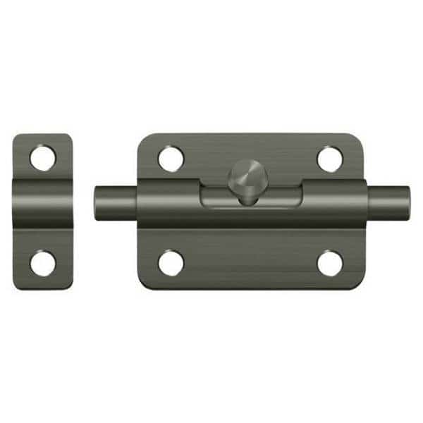 Barrel Bolt Antique Nickel 3"