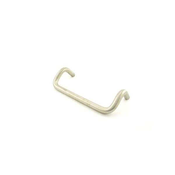Offset Pull E Mount Satin SS 10" CTC 3/4" Diameter 90 Degree