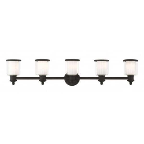 Black Vanity Sconce, 5 Light