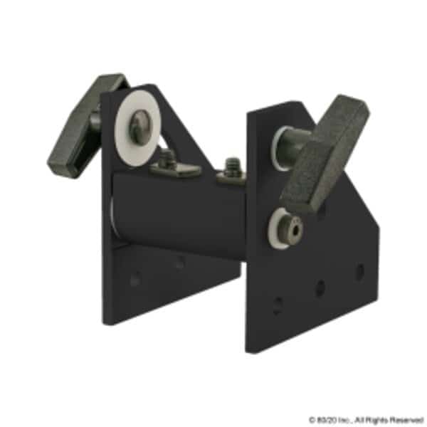 Dbl Pivot Brkt W/T-Handles,2" 10 Series, Mfr#: 4131-BLACK, 80/20 INC