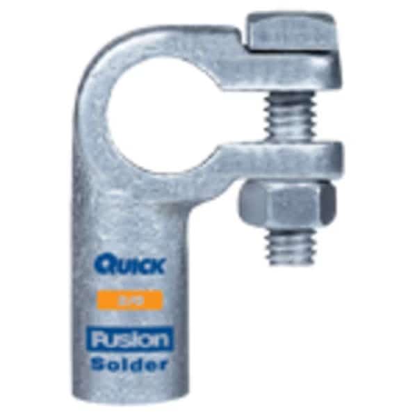 Right Elbow Solder Clamp, Neg, 2/0, PK5
