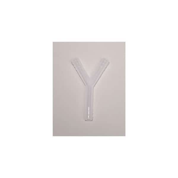 PP Y-shaped Connectors for 10mm t,PK 12, Mfr#: 46116, UNITED SCIENTIFIC SUPPLIES